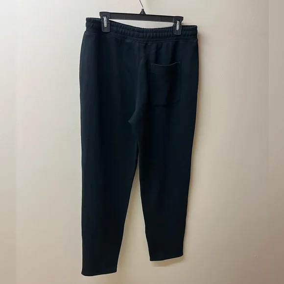 Lacoste Black Joggers with White Script (Large Unisex) - Picture 2 of 3